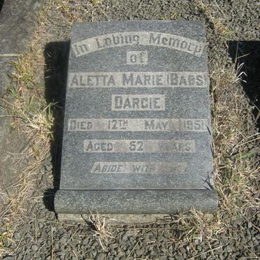 DARGIE Aletta Marie -1951