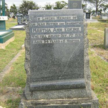 EDKINS Martha Ann -1931