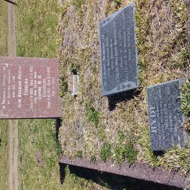 FERREIRA John Abraham Andrew 1905-1952 &amp; Daphne M.M. CHAMBERS 1913-1999