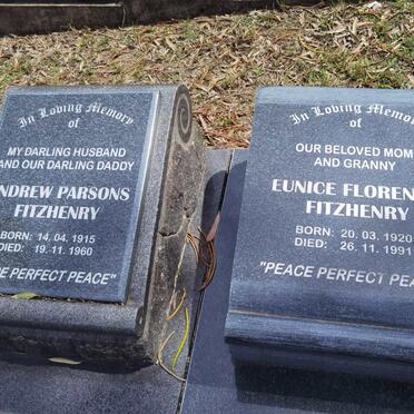 FITZHENRY Andrew Parsons 1915-1960 & Eunice Florence 1920-1991
