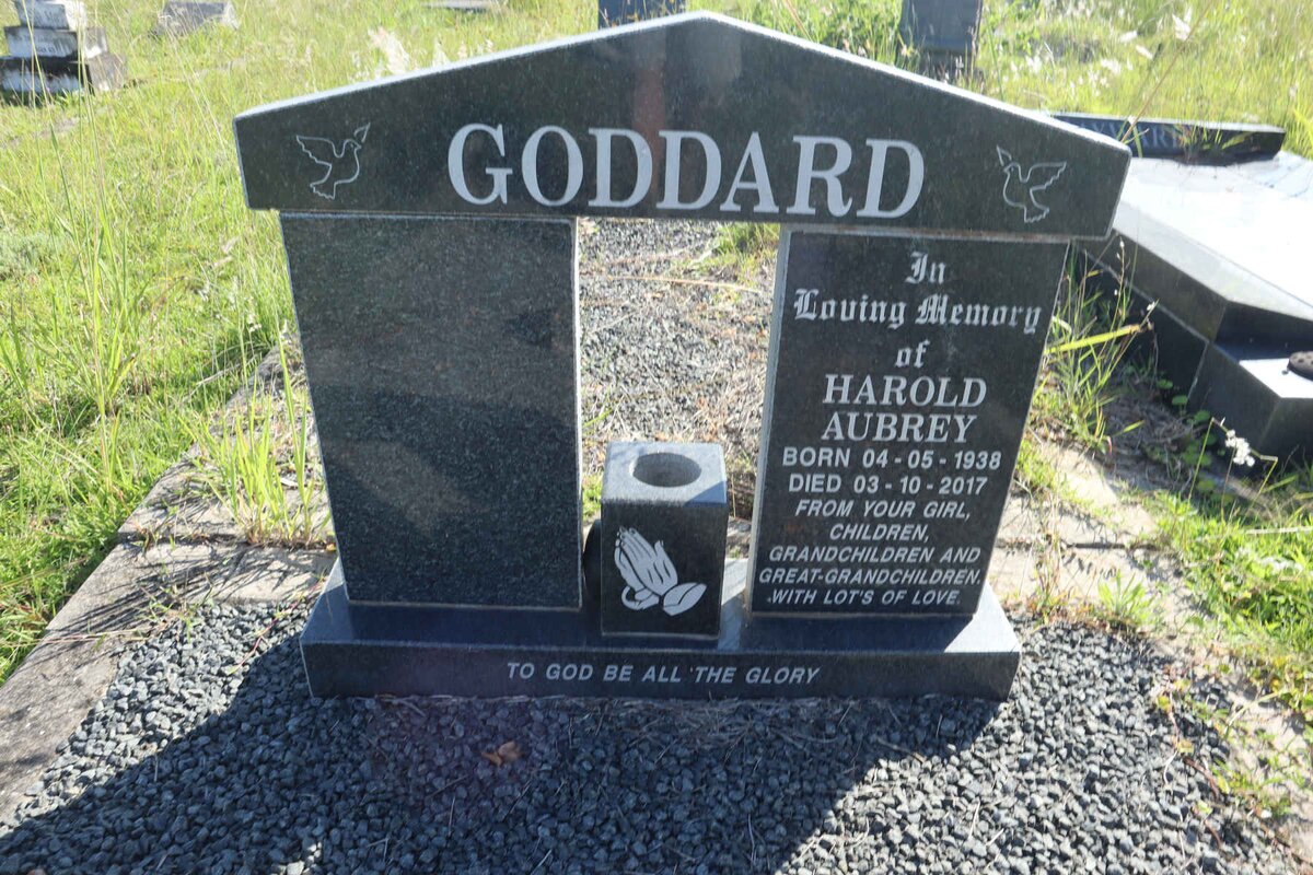 GODDARD Harold Aubrey 1938-2017