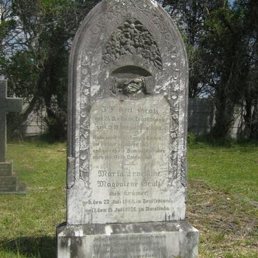 GRÄTZ T.H.Karl 1839-1919 &amp; Maria Ernestine Magdalene KRAMER 1848-1926