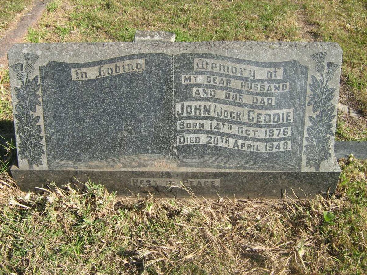 GEDDIE John 1876-1948