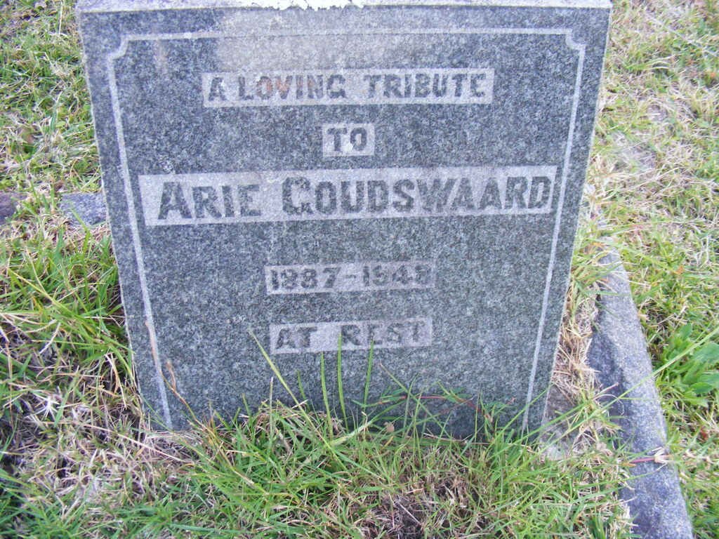 GOUDSWAARD Arie 1887-1948