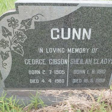 GUNN George Gibson 1905-1980 &amp; Sheilah Gladys 1910-1988