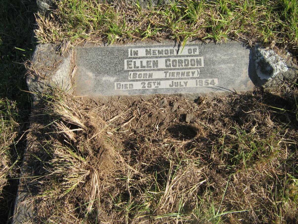 GORDON Ellen Born TIERNEY -1954