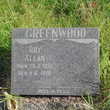 GREENWOOD Roy Allan 1935-1979