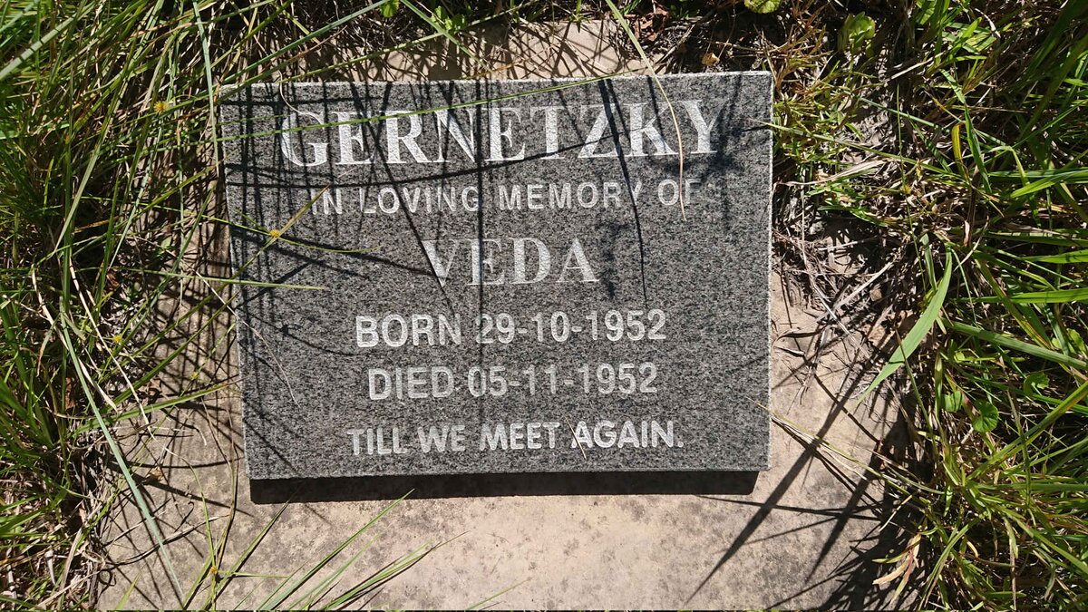 GERNETZKY Veda 1952-1952