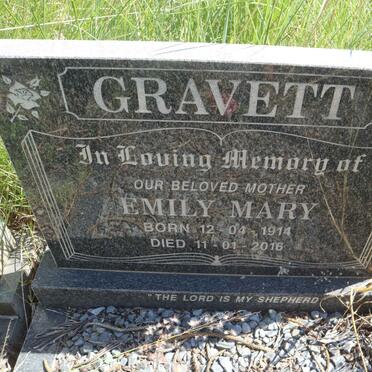 GRAVETT Emily Mary 1914-2016
