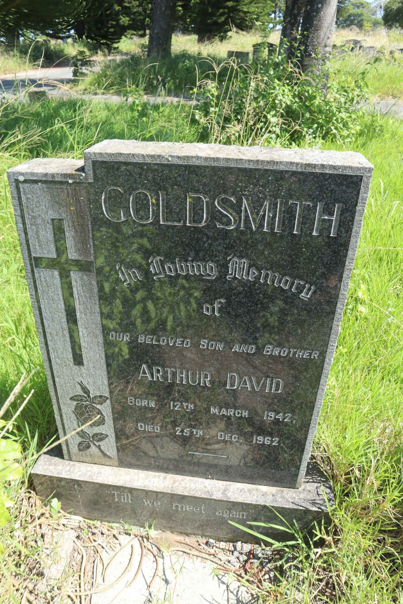 GOLDSMITH Arthur David 1942-1962