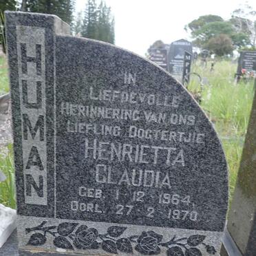 HUMAN Henrietta Claudia 1964-1970