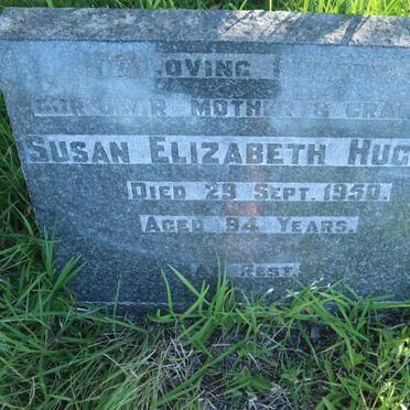 HUGHES Susan Elizabeth -1950