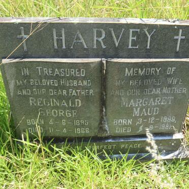 HARVEY Reginald George 1895-1966 &amp; Margaret Maud 1899-1981