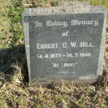 HILL Ernest C.W. 1877-1948