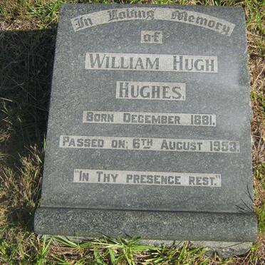 HUGHES William Hugh 1881-1953