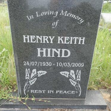 HIND Henry Keith 1930-2009