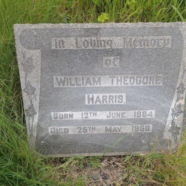 HARRIS William Theodore 1864-1958