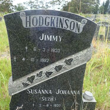 HODGKINSON Jimmy 1933-1982 &amp; Susanna Johanna 1937-1986