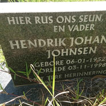 JOHNSEN Hendrik Johannes 1952-1998