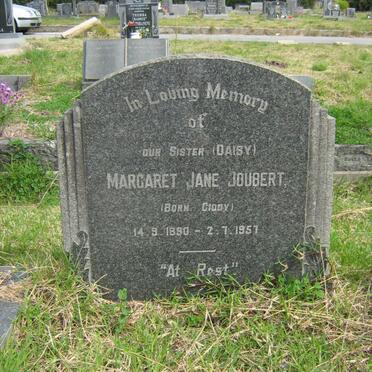 JOUBERT Margaret Jane nee GIDDY 1890-1957