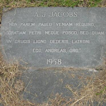 JACOBS A.J. -1958