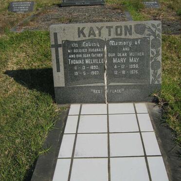 KAYTON Thomas Melville 1892-1967 &amp; Mary May 1898-1975