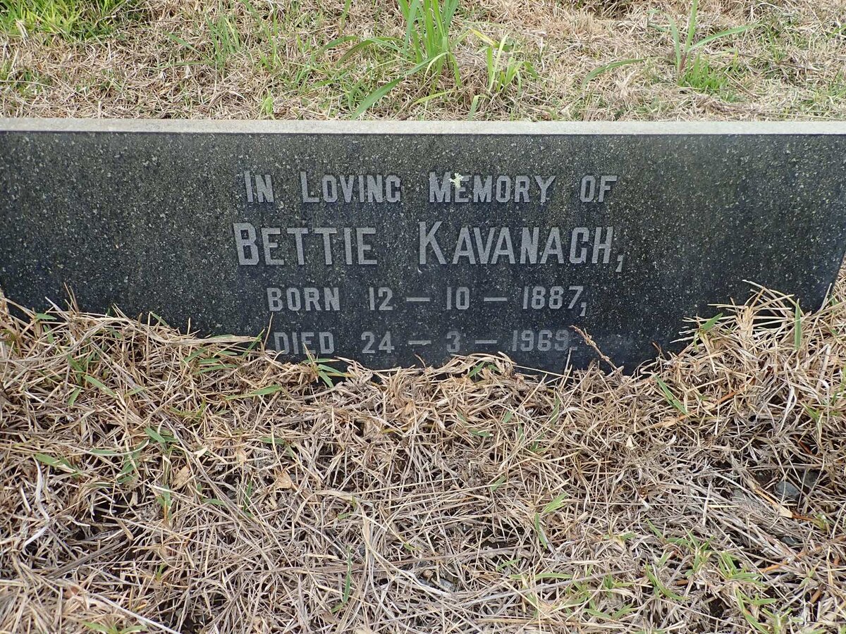 KAVANAGH Bettie 1887-1969