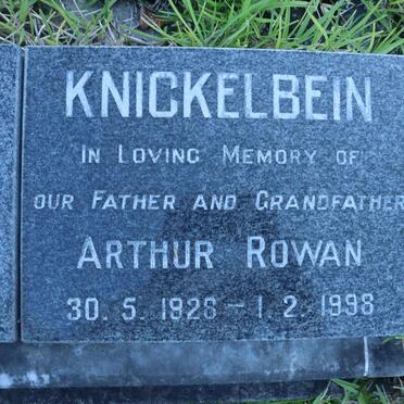 KNICKELBEIN Arthur Rowan 1928-1998