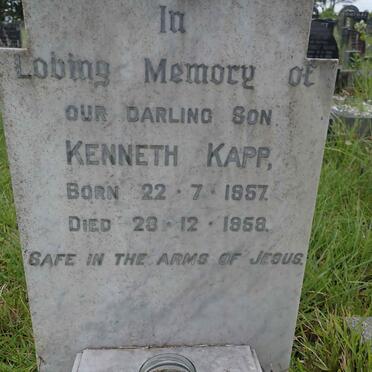KAPP Kenneth 1957-1958