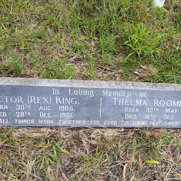 KING Victor 1905-1961 & Thelma Roome 1903-1986