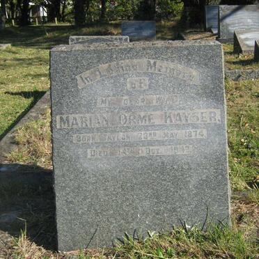 KAYSER Marian Orme 1874-1947