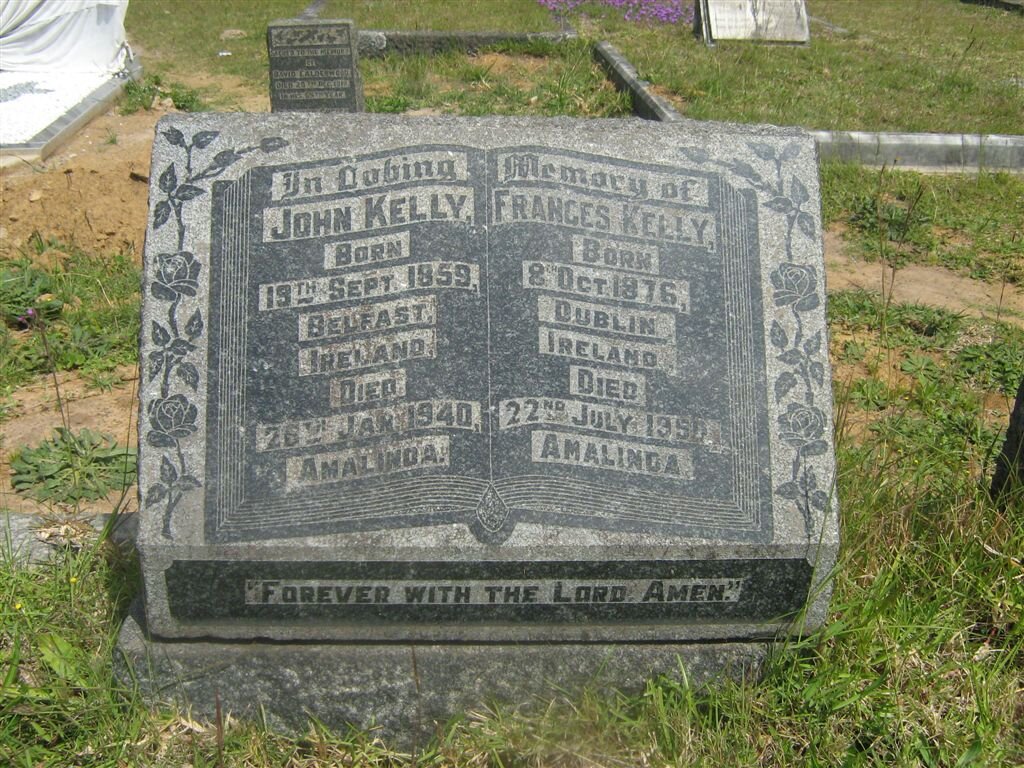 KELLY John 1859-1940 &amp; Frances 1876-1950