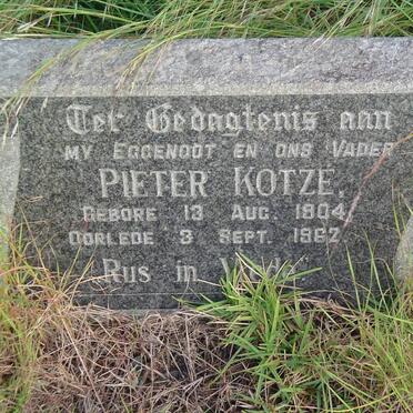 KOTZE Pieter 1904-1962