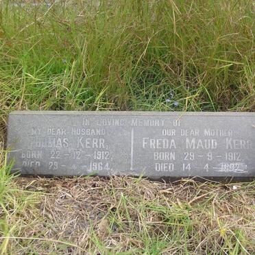 KERR Thomas 1912-1964 &amp; Freda Maud 1912-1992