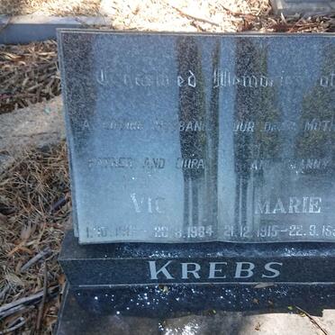 KREBS Vic 1911-1984 &amp; Marie 1915-1997