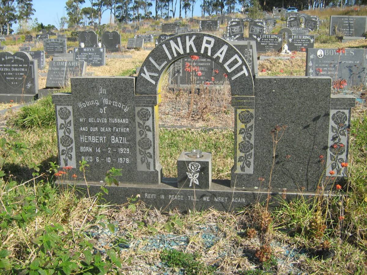 KLINKRADT Herbert Bazil 1929-1979