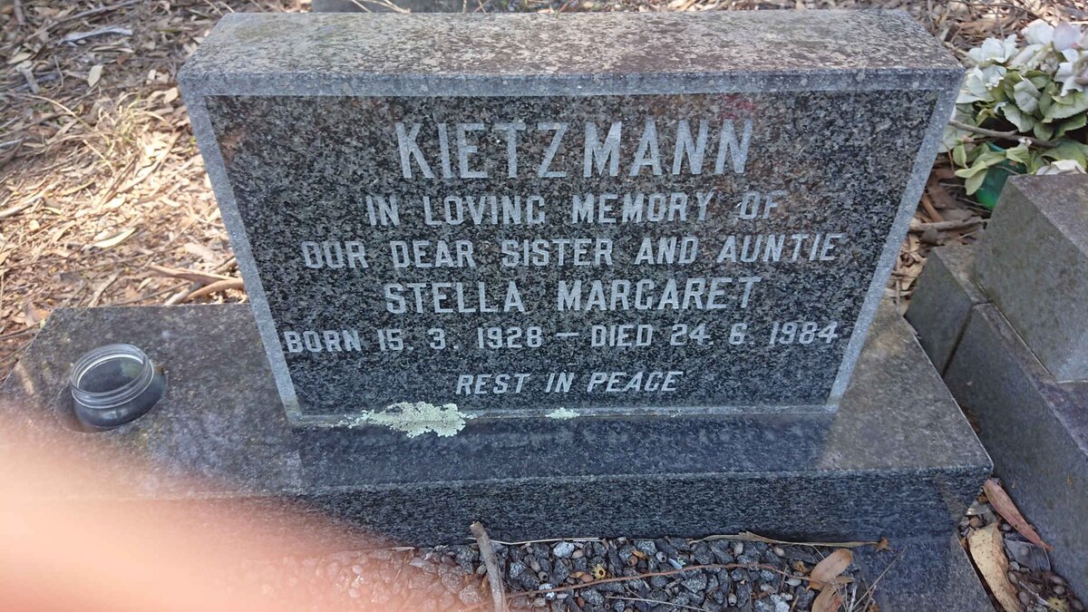 KIETZMANN Stella Margaret 1928-1984