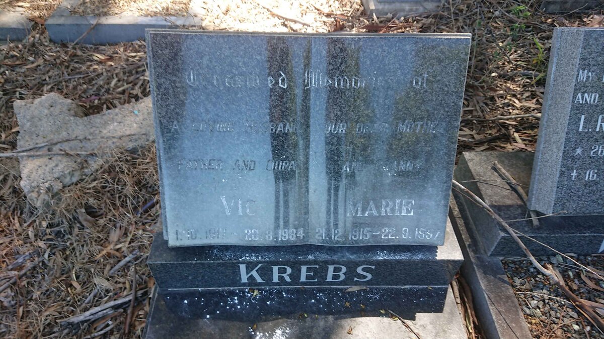 KREBS Vic 1911-1984 &amp; Marie 1915-1997