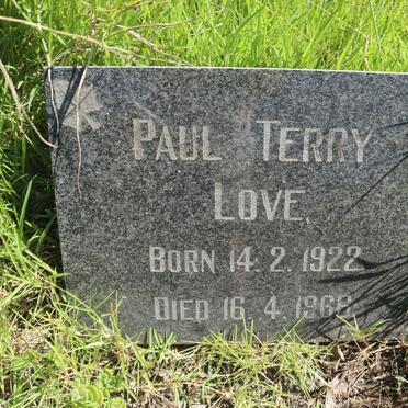 LOVE Paul Terry 1922-1966
