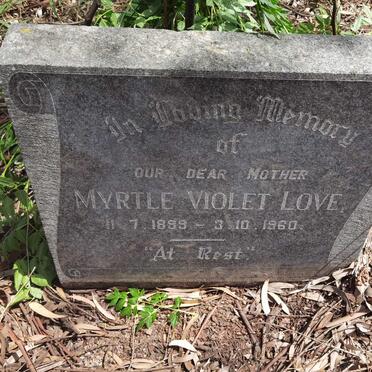 LOVE Myrtle Violet 1899-1960