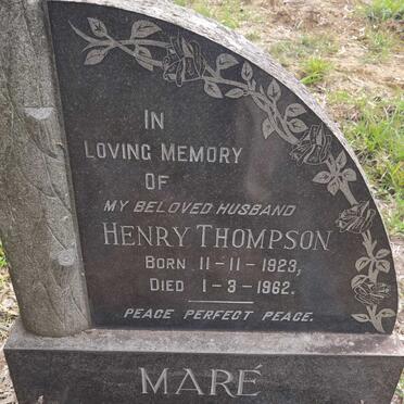 MARE Henry Thompson 1923-1962