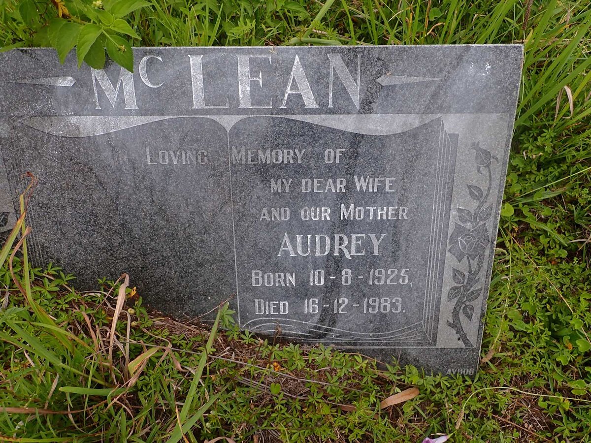 MCLEAN Audrey 1925-1983