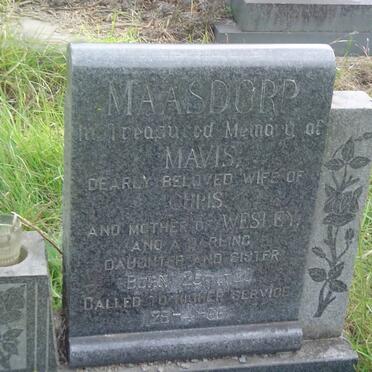 MAASDORP Mavis -1966