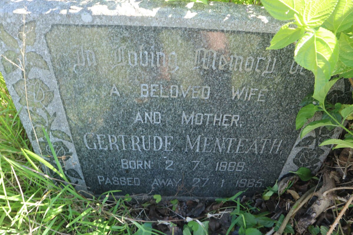 MENTEATH Gertrude 1889-1965