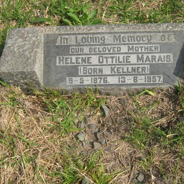 MARAIS Helene Ottilie nee KELLNER 1876-1957