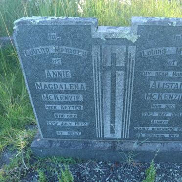 MCKENZIE Alistair -1951 &amp; Annie Magdalena KEYTER -1972
