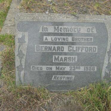 MARSH Bernard Clifford -1956