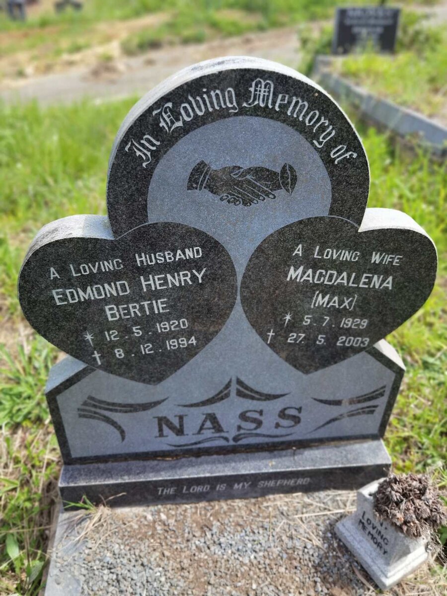 NASS Edmund Henry Bertie 1920-1994 & Magdalena 1929-2003 