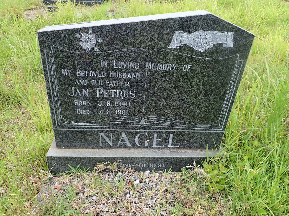 NAGEL Jan Petrus 1940-1981