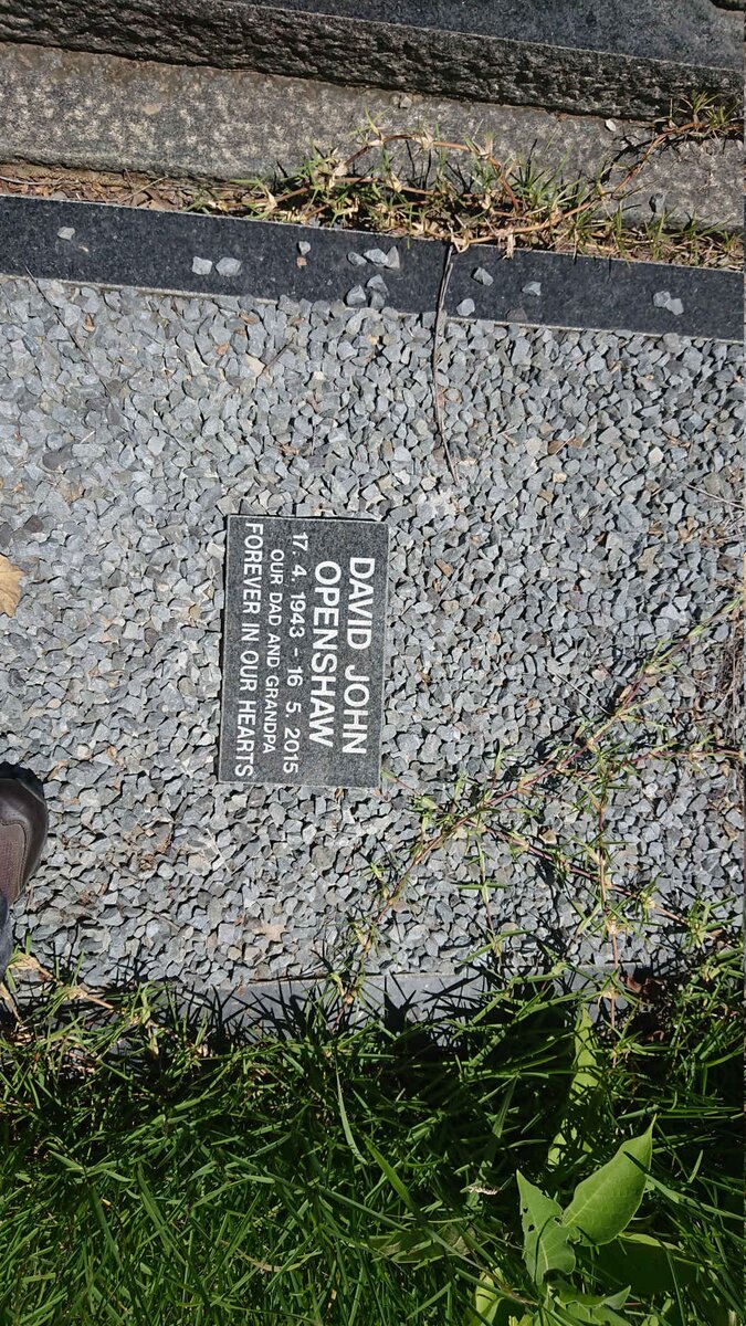 OPENSHAW David John 1943-2015